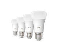 Ampoule connectée Philips Hue 810 A60 E27 Blanc & Couleur Ambiance 810 lm 6W Pack de 4