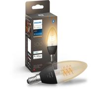 Philips Hue White, ampoule LED connectée Filament flamme E14, compatible Bluetooth, fonctionne avec Alexa, Google Assistant et Apple Homekit