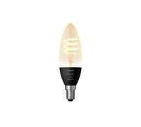 Ampoule connectée Philips Hue White Ambiance Filament flamme E14 Transparent