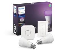Ampoule Connectée Philips Hue White And Color Ambiance E27 Kit De Démarrage - Pack De 2