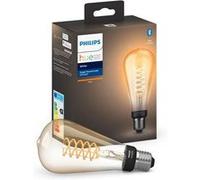 Ampoule LED connectée Philips Hue oblong IP20 E27 550lm 7W blanc chaud