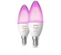 Ampoule Connectée Philips Pack X 2 Ampoules White&colors E14 Blanc