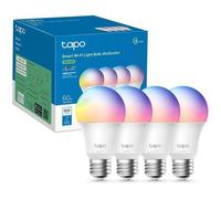 TP-Link Ampoule connectée L530E E27 multicolore 2500–6500K dimmable Alexa & Google Home lot de 4
