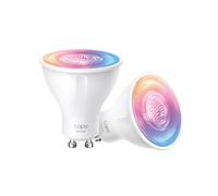 Tapo Ampoule Connectée WiFi, Ampoule LED GU10 Multicolore 2200K-6500K, Dimmable 350 Lumens, 3.7W équivalent à 50W, Compatible avec Alexa et Google Home, Economie d'énergie, L630(2-pack)