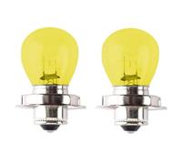 2x Ampoule 6v 15w P26s Jaune Cyclomoteur Scooter Moto