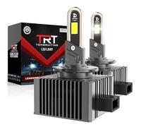 Ampoule D1S LED 110W 36000LM Blanche Froide de 6500K, 500% Plus Lumineuses | Anti-Erreur Canbus, Remplace Ampoules D1S Xénon HID OEM Plug and Play, 2 Pièces