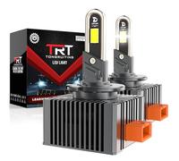 Ampoule D3S LED 110W 36000LM Blanche Froide de 6500K, 500% Plus Lumineuses | Anti-Erreur Canbus, Remplace Ampoules D3S Xénon HID OEM Plug and Play, 2 Pièces
