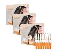 Ampoule de cheveux sérum, ampoule de résistance aux cheveux instantanés, sérum de renforcement pour les che-veux éclaircissants, réparations et favorise la croissance des che-veux (3box)
