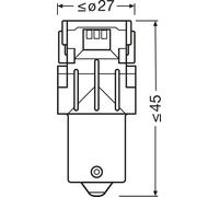 Osram Ampoule LED LEDriving SL PY21W Ambre / blanc Blister double (2 lampes) Usage hors route