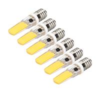 Ampoule de Lampe E14 COB, Variable 50 000 Heures de Dissipation Thermique, 6 Pièces, Ampoule de Base E14 220 V 9 W 500 LM, pour Maison, Bureau, Centre Commercial, Lustre,