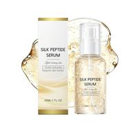 Ampoule de lifting intensif peptide de soie, 30 ml, sérum anti-âge, sérum revitalisant peptide collagène, ampoule cosmétique coréenne, lifting aux peptides de soie dorée, apaise et améliore la texture
