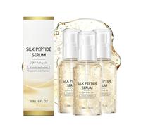 Ampoule de lifting intensif peptide de soie, 30 ml, sérum anti-âge, sérum revitalisant peptide collagène, ampoule cosmétique coréenne, lifting aux peptides de soie dorée, apaise et améliore la texture