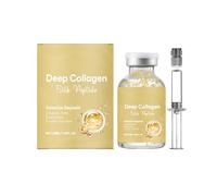Ampoule de lifting intensif peptide de soie, sérum de peptide de collagène pour le visage, sérum anti-âge pour femme pour lisser les ridules (1, One Size)