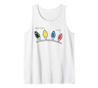 Ampoule de Noël avec Jeu de Mots Amusant sur Une Blague Débardeur