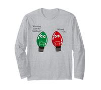 Ampoule de Noël avec Jeu de Mots Amusant sur Une Blague Manche Longue