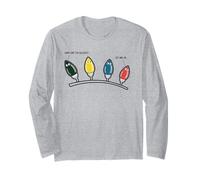 Ampoule de Noël avec Jeu de Mots Amusant sur Une Blague Manche Longue