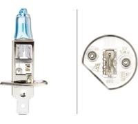 HELLA Halogène Ampoule - H1 - Performance + 120% - 12V - 55W - Type de culot de l’ampoule: P14.5s - Boîte - Quantité: 1 - 8GH 223 498-011
