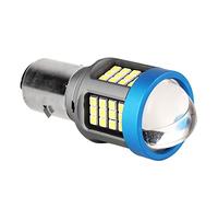 Ampoule de Phare de Moto LED Haute luminosité, Vue Large, en Alliage d'aluminium, Ampoules Avant de Moto, Ampoules Durables et Efficaces (BA20D)