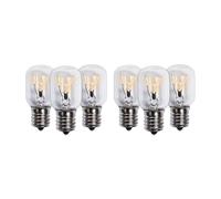 Ampoule de rechange for micro-ondes B06B 40 W E17 125 V - Compatible avec les Whirlpool et lampes à lave Lot 6
