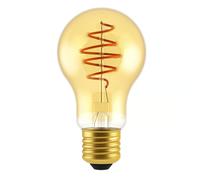 Ampoule DECO - E27 A60 standard Spiral Dimmable, verre ambré - blanc chaud 2200K 400 lm. - Nordlux