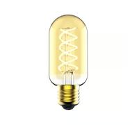 Ampoule DECO - E27 T45 Spiral Dimmable, verre ambré - blanc chaud 2200K 400 l. - Nordlux