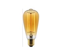 elexity - Ampoule Déco filament carbone Edison 25W E27 2700K (blanc chaud) blanc