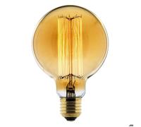 Ampoule déco filament carbone Globe Ø95mm E27 - Elexity