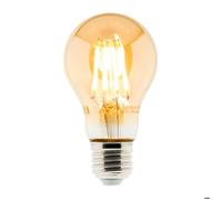Ampoule déco filament LED ambrée 4W E27 2500K - Zenitech