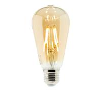 Ampoule déco filament LED ambrée 4W E27 - Elexity