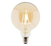 Ampoule déco filament LED ambrée 7W E27 720lm 2500K - Globe - Elexity