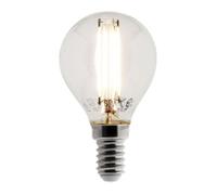 - Ampoule déco filament LED sphérique 4W E14 470lm 2700K - Blanc chaud