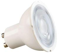 Ampoule dichroïque LED COB 7 W GU10 angle 60o lumière blanche 4000 K luminosité haute 620 lm.