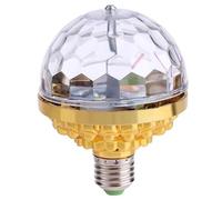Ampoule disco 6W Golden Decorative Romantic LED coloré de balle disco rotative pour les fournitures de fête, ampoule LED