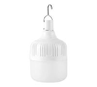 Ampoule D'urgence LED Rechargeable 80W USB - 80 Mm de Diamètre avec 18h D'exécution pour les Pannes de Courant et Utilisation en Plein Air - Marché de Nuit Portable / Home