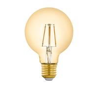 Eglo Connect 12572 Ampoule Led E27 à Intensité Variable Blanc Chaud 2200 K G80 Ø 8 cm