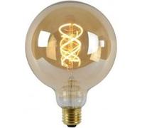Ampoule E27 LED - 5W - 260lm - 2200K D12,5 cm - Ambre filament - Dimmable