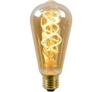 LUCIDE ST64 - Ampoule filament - Ø 6,4 cm - LED Dim. - E27-1x4,9W 2200K - Ambre