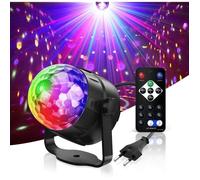 AMPOULE ECLAIRAGE DE SCENE Boule Disco Gvoo 6 Couleur Lampe de Scène Jeu de Lumiere Lumière Fête 5W LED 7 RG10
