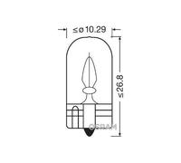 Ampoule Éclairage Intérieur Ams-osram 2841 Original pour