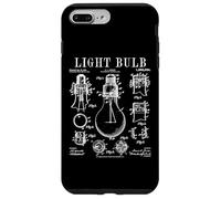 Ampoule électricien Bright Idea Vintage Brevet Print Coque pour iPhone 7 Plus/8 Plus