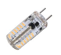 Ampoule en Silicone Haute luminosité 48LED 3W GY6.35 BiPin AC12V pour Lustre Plafonnier (Blanc chaud)