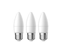Ampoule Energetic E27 bougie LED 470lm 4.2W 2700 K, lot de 3