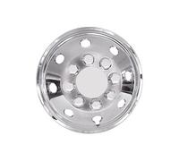 Carpoint 2210205 Jeu d'Enjoliveurs de Roues 14 Chrome Jantes Bombées, 4 pièces, Argent