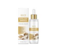 Ampoule Exfoliante à l'Eau de Son de Riz - 80 ml : Un gommage visage doux et éclaircissant formulé à l'eau de son de riz et à la niacinamide pour une exfoliation quotidienne légère et non collante.