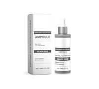 Ampoule exfoliante au riz blanc et noir - Peel Shot Glow Rice Ampoule 2025 Nouvelle formule pour le visage et le corps - Gommage exfoliant doux pour tous types de peau (Black Rice/1pcs)