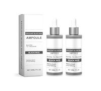 Ampoule exfoliante au riz blanc et noir - Peel Shot Glow Rice Ampoule 2025 Nouvelle formule pour le visage et le corps - Gommage exfoliant doux pour tous types de peau (Black Rice/2pcs)