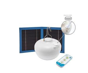 Ampoule extérieure rechargeable solaire et USB - NEWGARDEN - Cherry - 900lm max - 2700k - IP54
