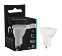 Ampoule Fari Led Gu10 5,5w 6500k Froid Cw 120° 500lm Edo777437 Edo