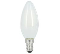 Ampoule Filam. Led, E14, 470lm Rem. 40w, Amp. Bgie, Mate, Blc Chd, Rg.