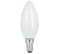 Ampoule filam. LED, E14, 470lm rem. 40W, amp. bgie, mate, blc chd, rg.